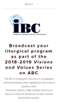 Mobile Screenshot of interfaithbroadcasting.com